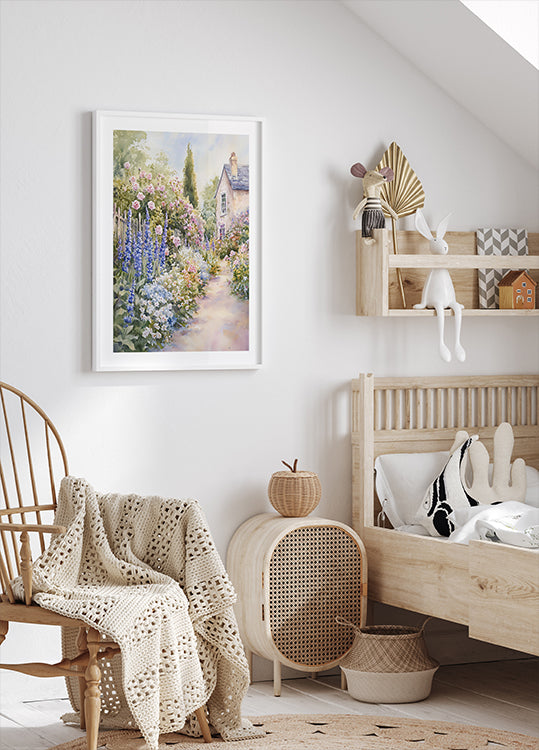 Garden of Blossoms, Children’s Nature Poster