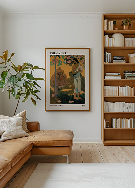 The Month of Mary, Paul Gauguin 1899 Poster