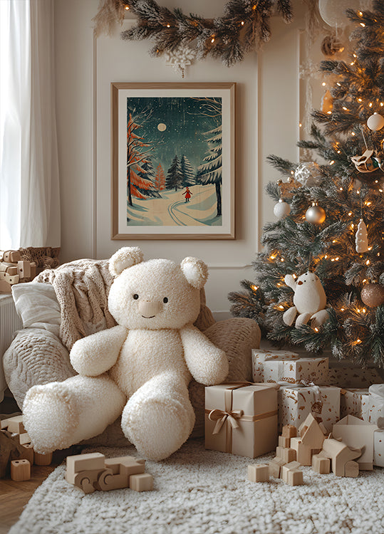 Christmas girl Poster