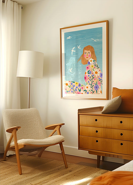 Floral Breeze Poster