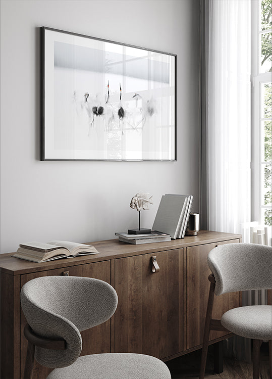 Calligraphic ballet Poster