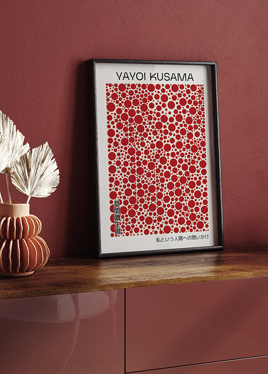 Yayoi Kusama, Red Dots Contemporary Art Poster