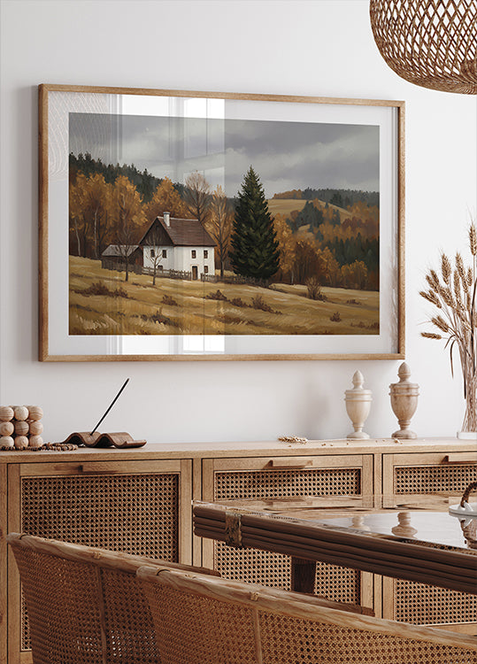 Fall Oil Landscape No 1 Poster