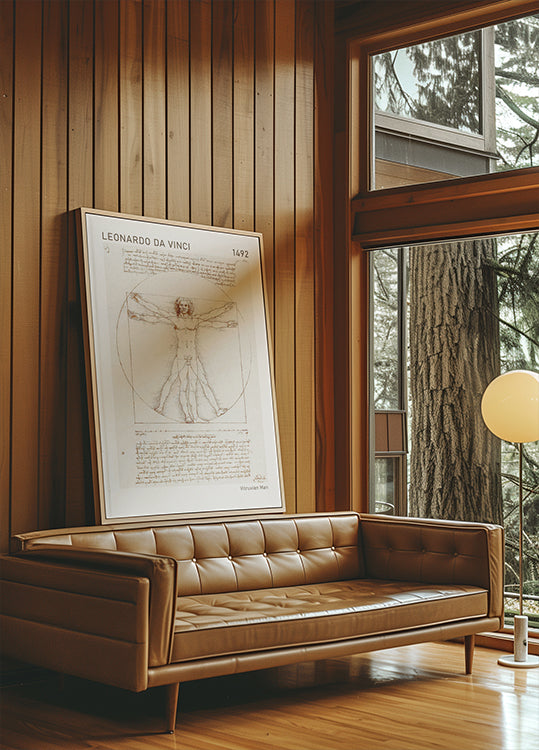 Leonardo da Vinci, Vitruvian Man Poster