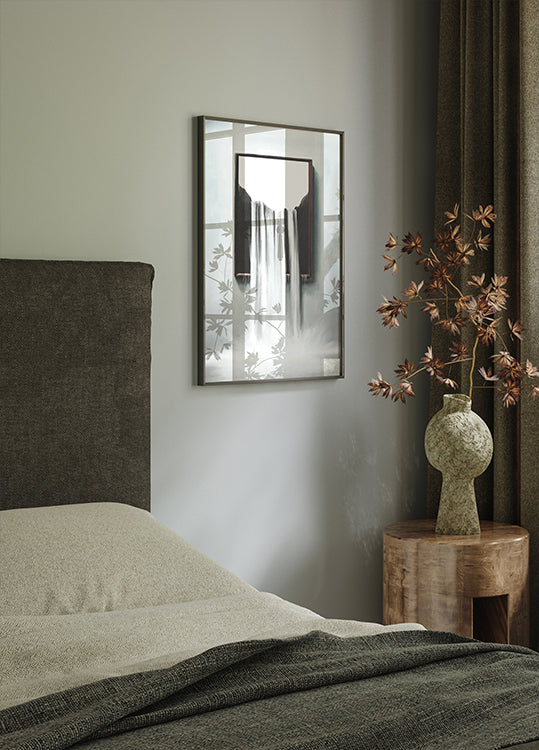 Surreal Waterfall Frame Poster