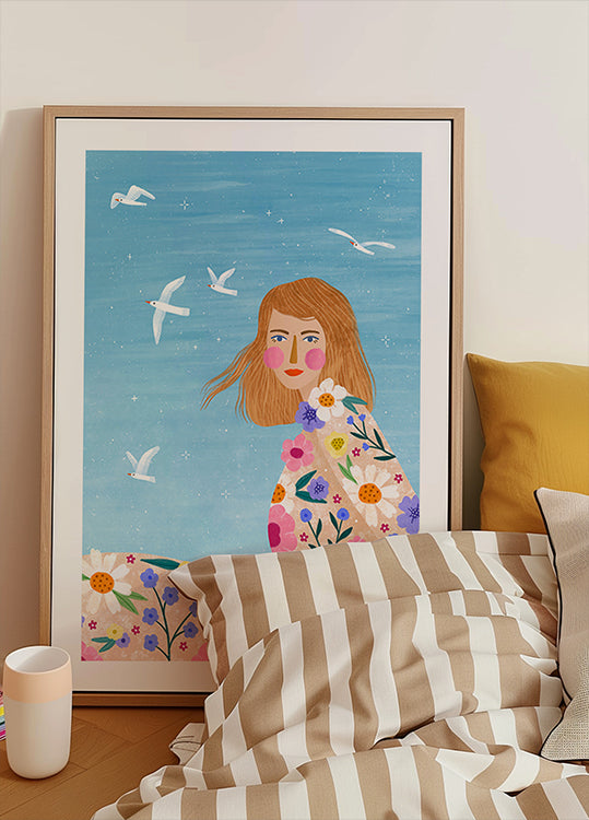 Floral Breeze Poster