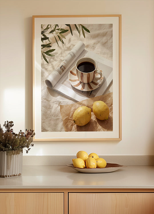 Coffee and Lemons Poster