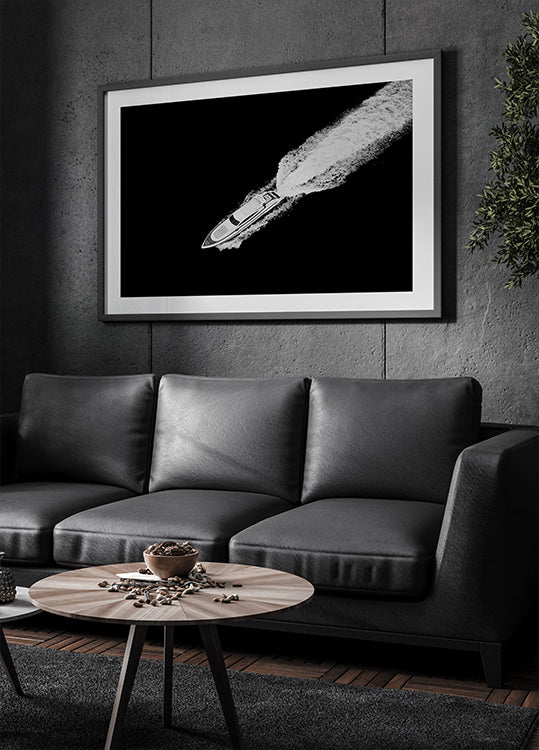 Luxury Yacht Poster