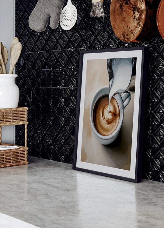 Morning Cappuccino Poster