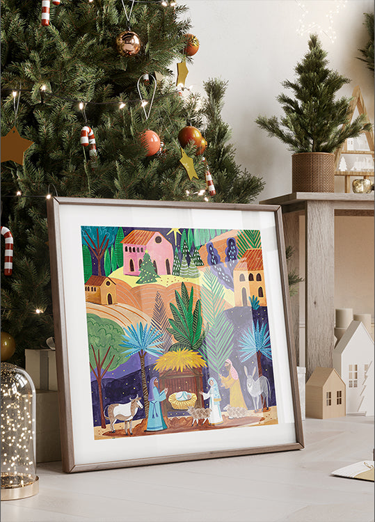 Nativity Scene Poster