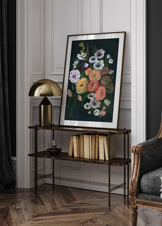 Leocadia moody bouquet Poster