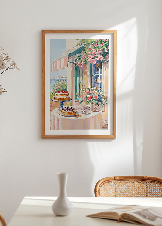 French Dessert Cafe Poster