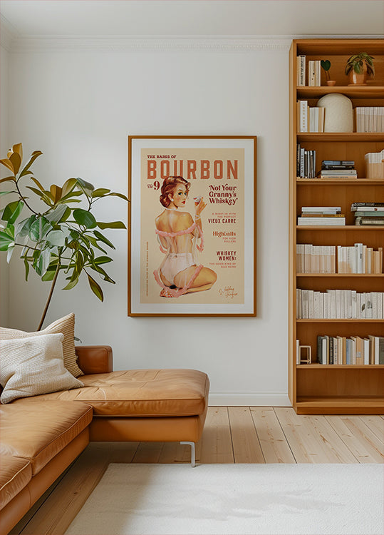 Babes of Bourbon Vol 9 Vintage Whiskey Pinup Poster