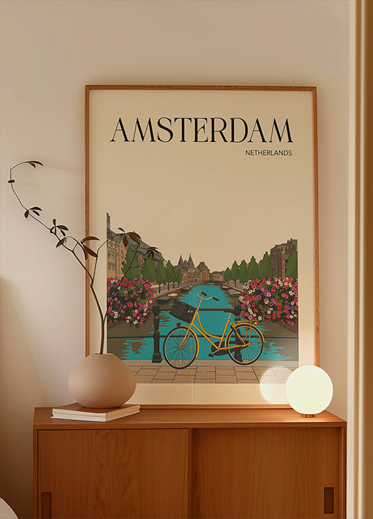 Amsterdam Travel Poster Poster