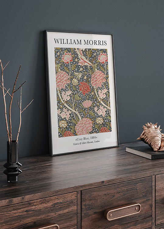 William Morris Cray Blue Poster