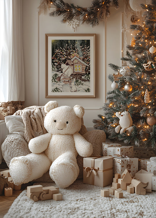 Christmas Treehouse Poster