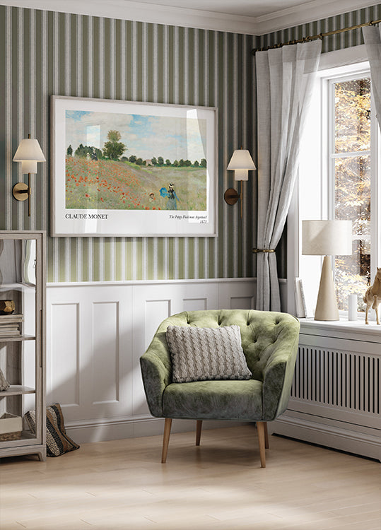 The Poppy Field near Argenteuil Poster