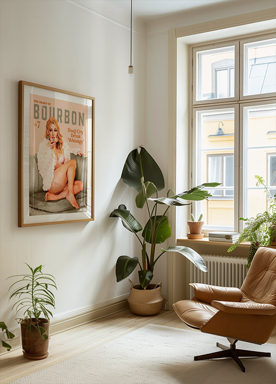 Babes of Bourbon Vol 7 Sexy Vintage Whiskey Pinup Girl Poster