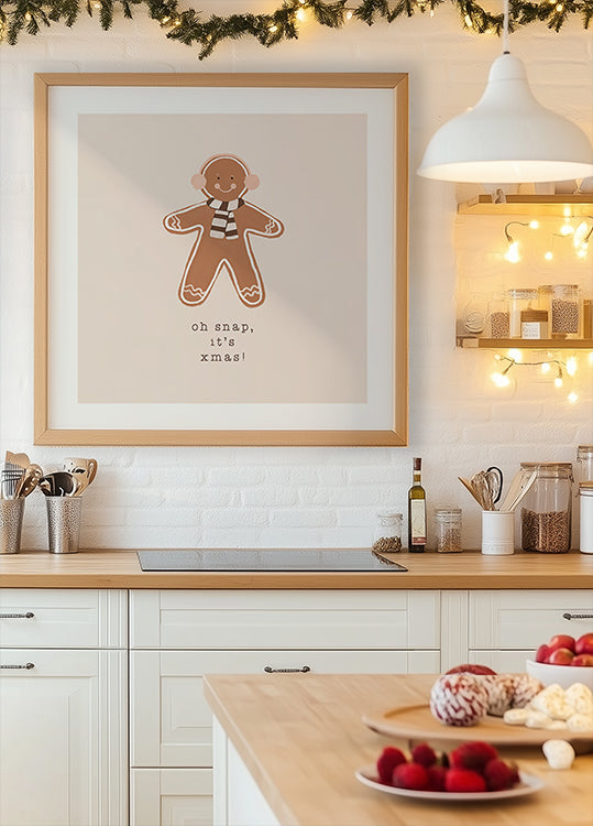 Oh Snap It&#039;s Xmas Poster