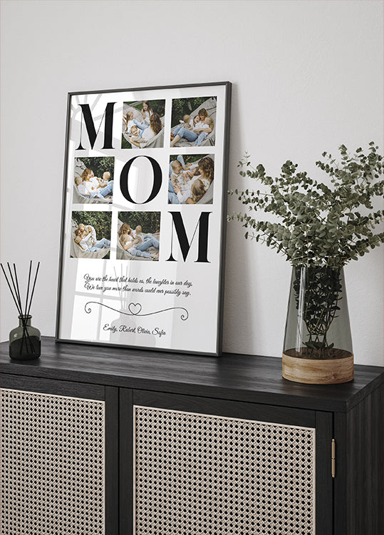 Mom Photo Collage Personalized Poster