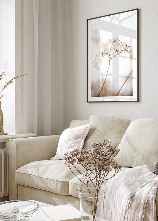 Soft dried flower_brown Poster