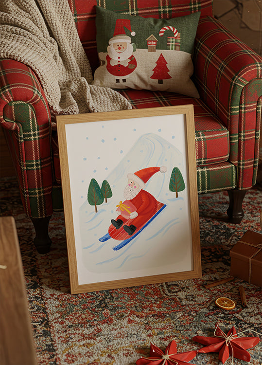 Special delivery by Santa Poster