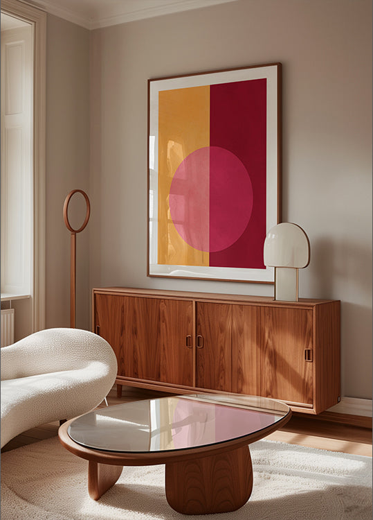 Crimson Balance Poster