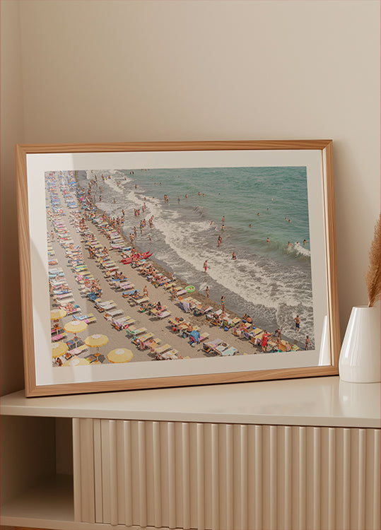 Amalfi Beach Day Poster