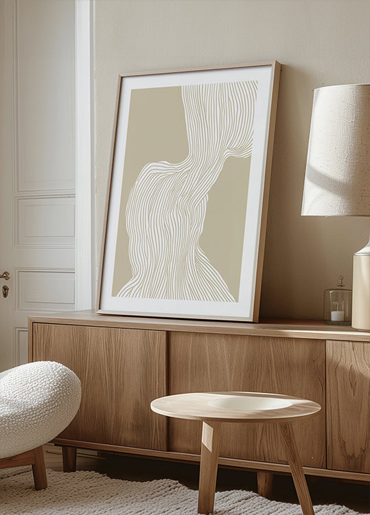 Flowing Linescape Poster