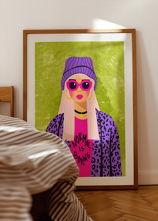 Normal is boring Poster