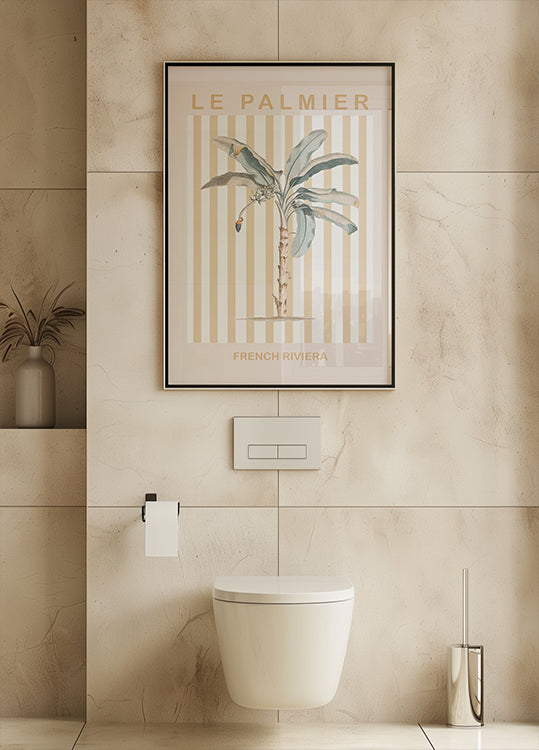 Riviera Plam Tree Poster
