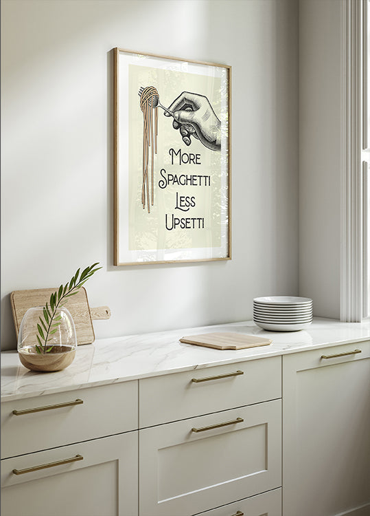 More Spaghetti Less Upsetti Poster