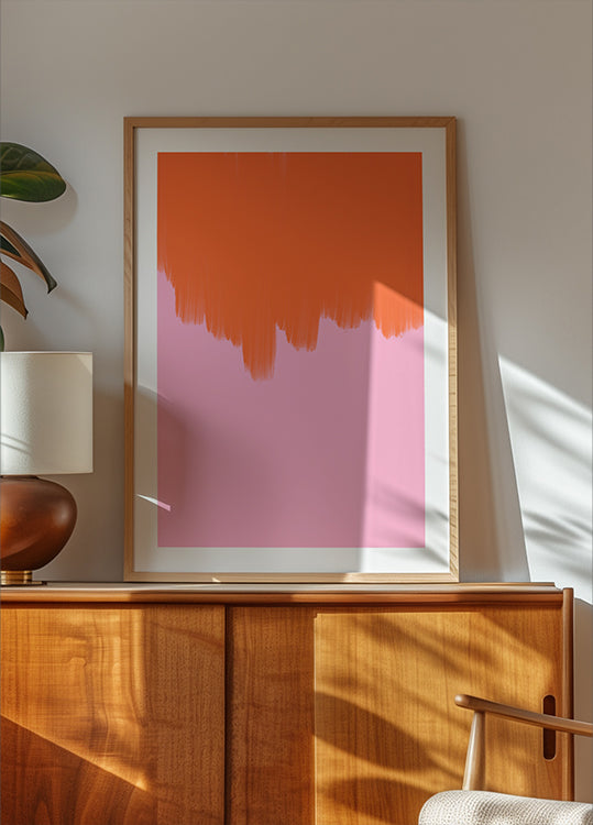 Orange Over Poster