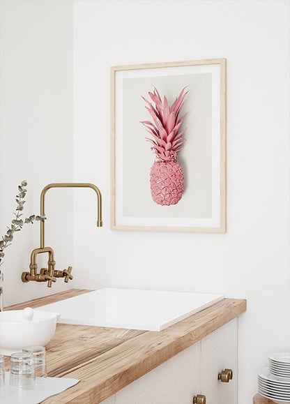 Pink Pineapple Poster