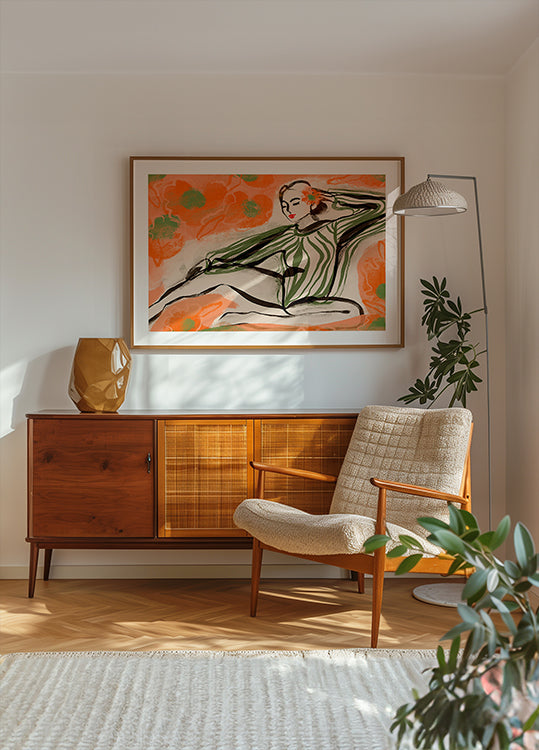 Floral Serenity Poster