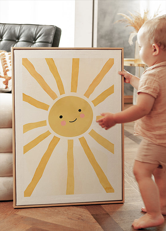 Happy Cheerful Sunshine Poster
