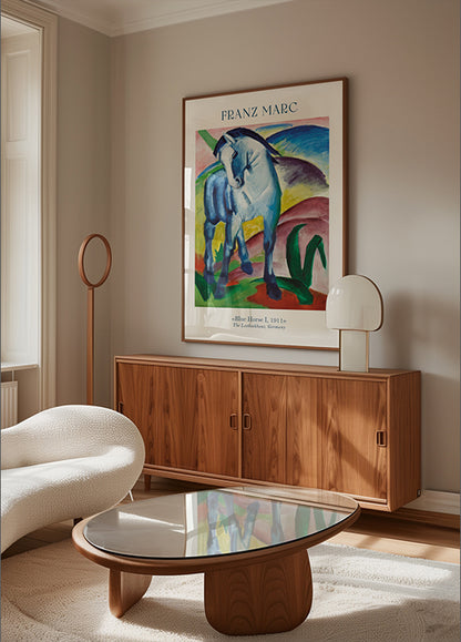 Blue Horse I,Franz Marc Poster