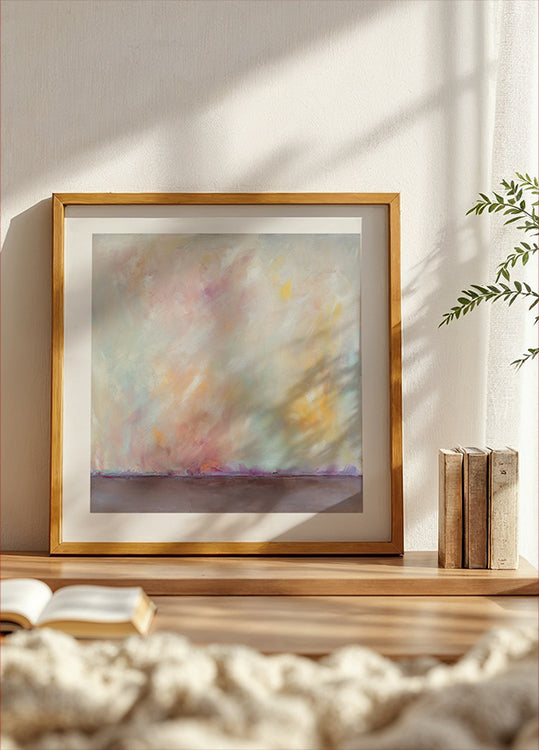 Expressionist Colorful Abstract Poster