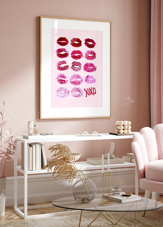 XOXO Lips Poster