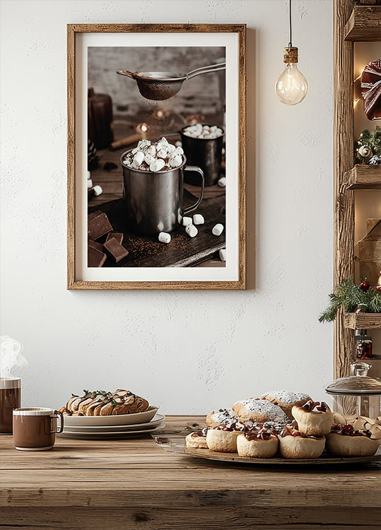 Hot Chocolate with Marshmallows Poster