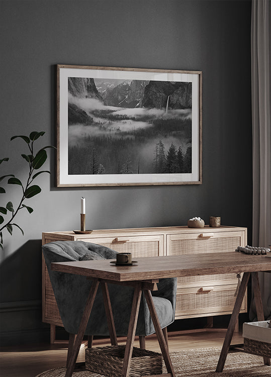 Fog Floating In Yosemite Valley