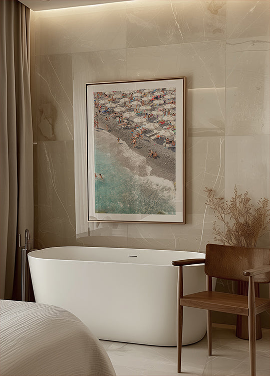 Amalfi Beach Poster