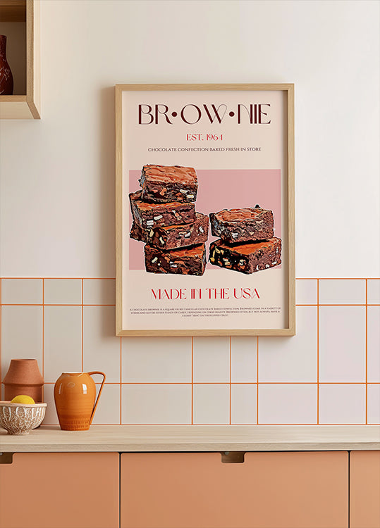 Choco Brownies Delight Poster