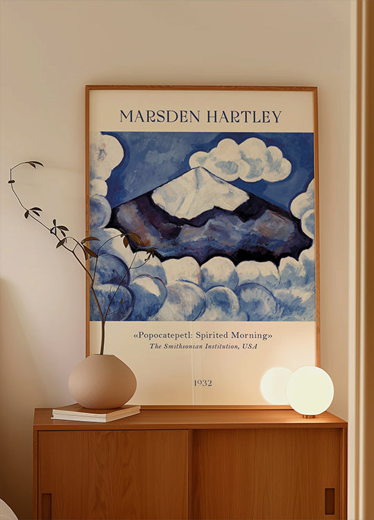 Popocatepetl, Spirited Morning, Marsden Hartley Poster