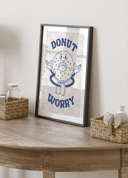 Donut Worry Poster