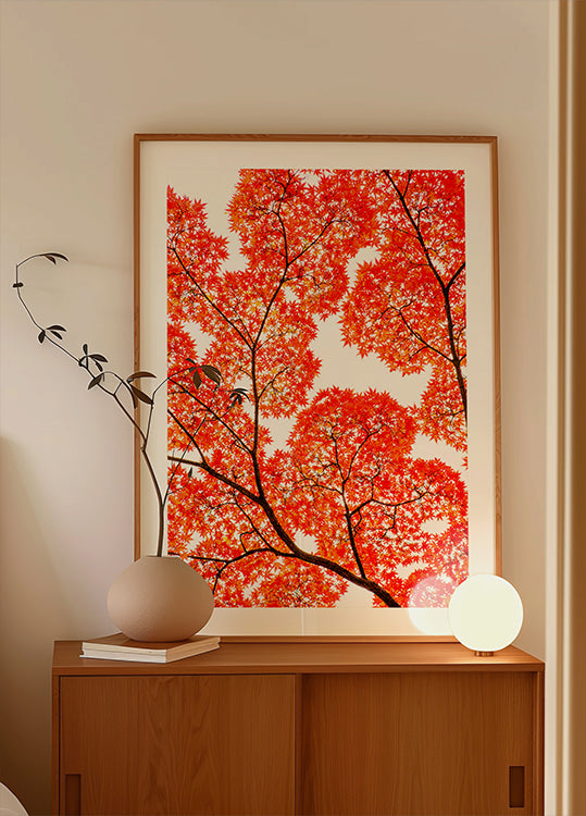 Geometry of Autumn Silence Poster