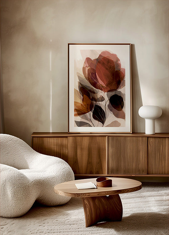 Abstract Floral Layers