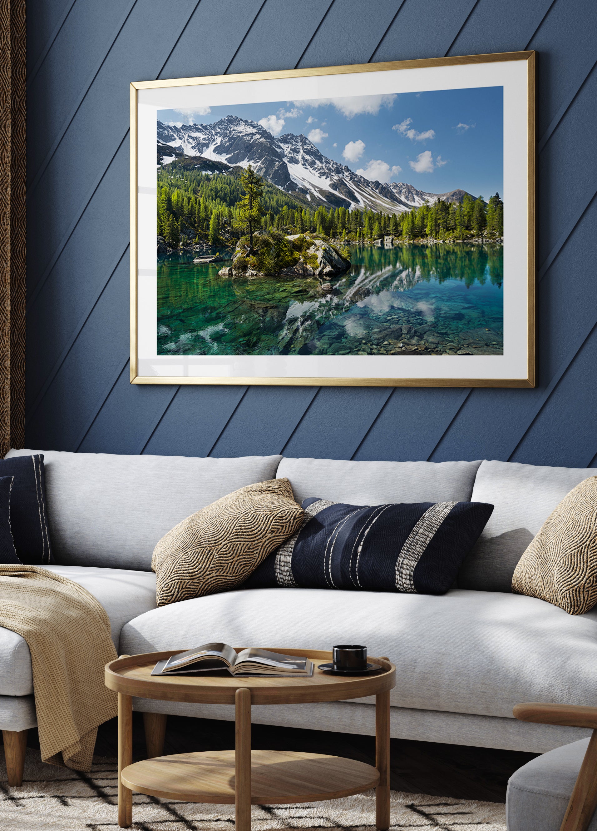 Green Mountain Lake Poster