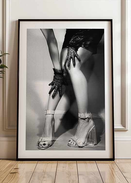 Luxury Heels and Gloves Poster