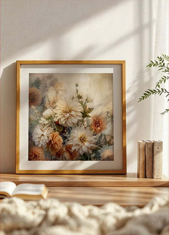 Fa Vintage Floral 44 Poster